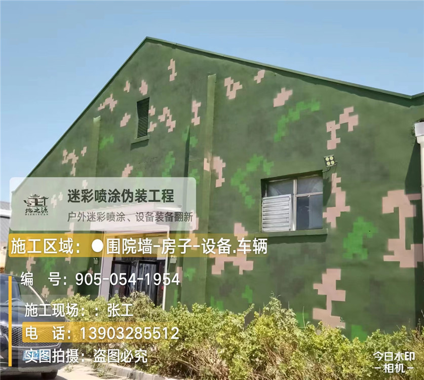昌吉外墙数码迷彩漆施工报价清单（100㎡标准墙面测算）